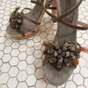 Nelly Venturi Green Suede shoes, size 37